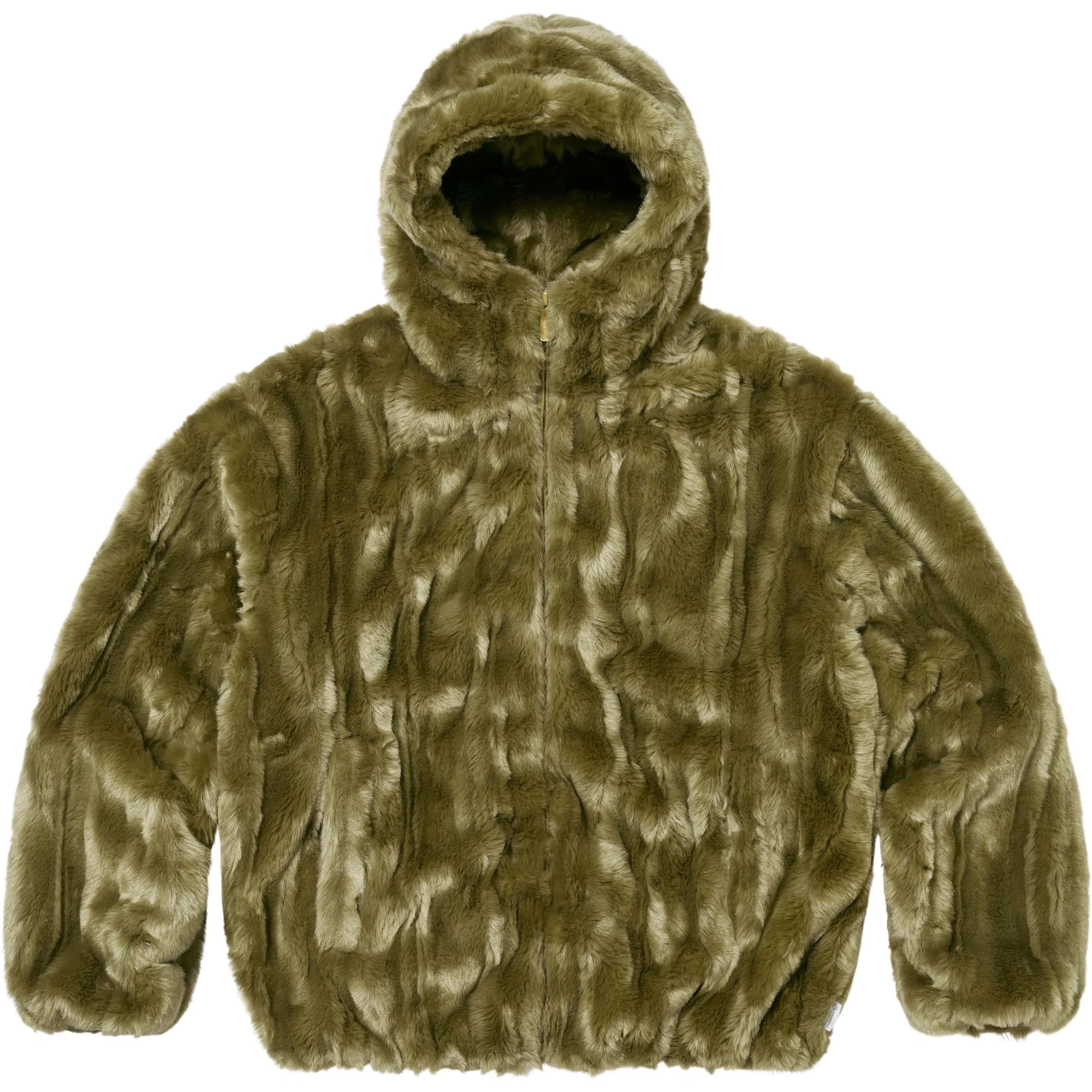 Faux Fur Hooded Jacket view 12